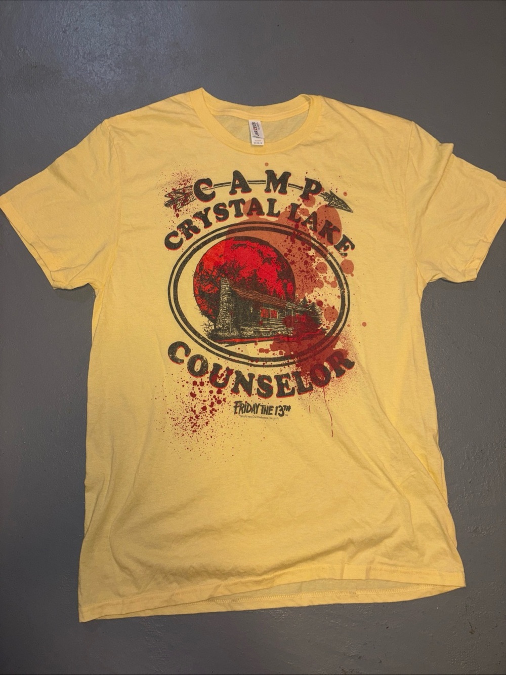 Friday The 13th Camp Counselor T Shirt, Men’s Size Medium, Jerzees Classic